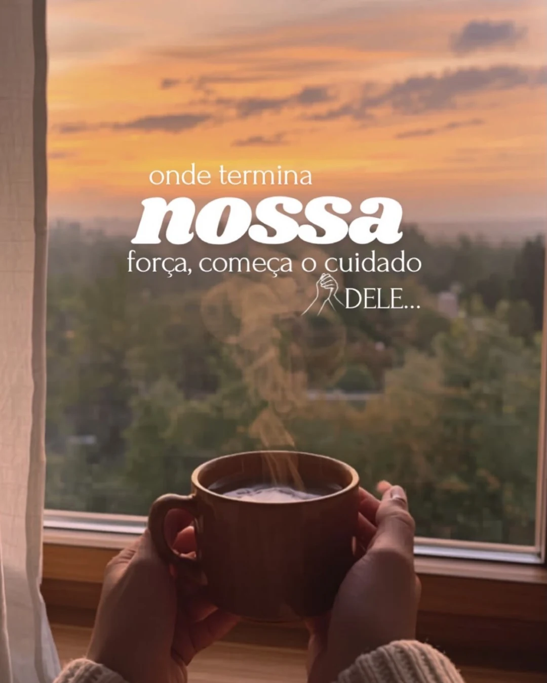 Story cristão com figurinhas do pack — exemplo 2