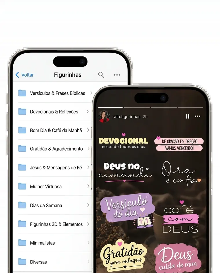 Mockup do pack de figurinhas