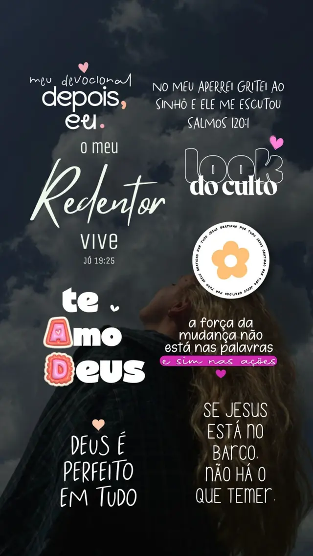 Figurinhas cristãs — versículos
